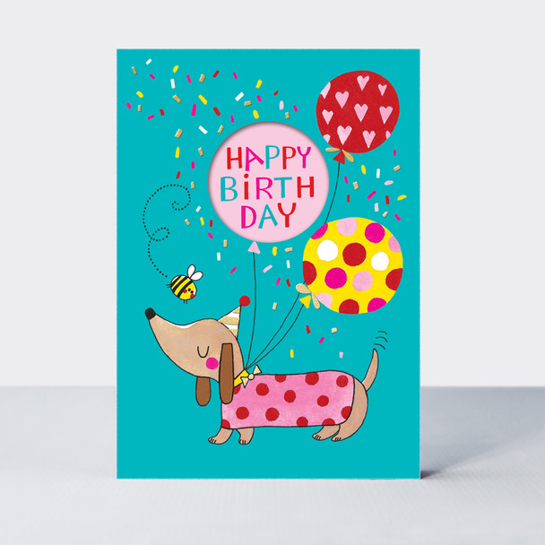 HB- Dog Balloons (Diecut Window, Double Side Print, Foiling)