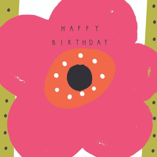 Mabel HB- Birthday Flower (Embossed)