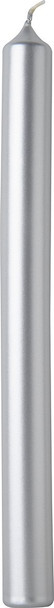 Cylinder Candles - Silver (Wrapped)-25cm-11.5hr (Box 20)