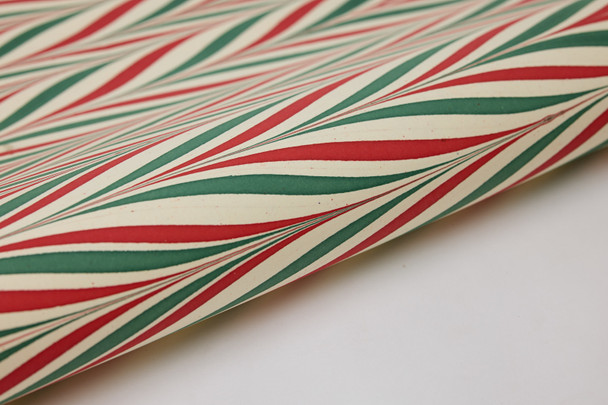 Wrap- Handprinted, Recycled Cotton 50x76cm - Candy Stripe Jolly