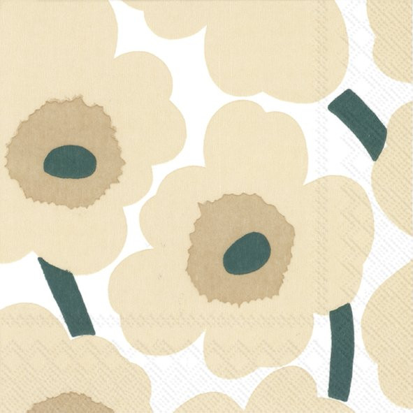 Marimekko - Unikko Linen Green-Cocktail (IHRC 552633)