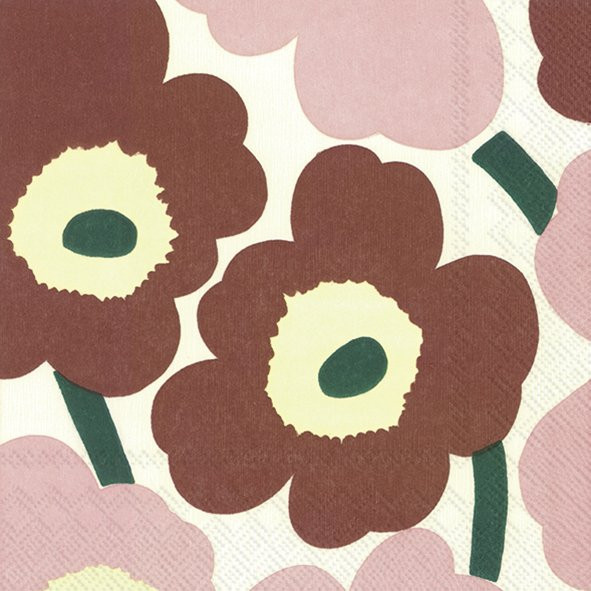 Marimekko - Unikko Brown Rose