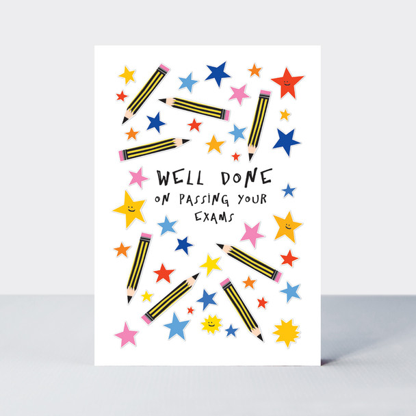 Bookworm - Well Done Passing Your Exams (Embossed)