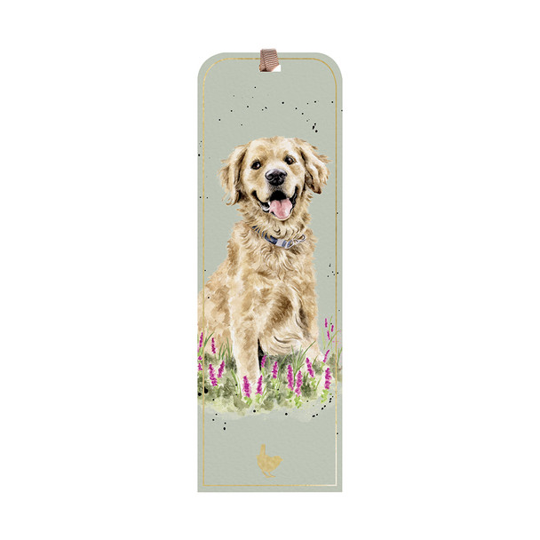 Bookmark Gold Foil- Dog Golden Moments (50mm x150mm;150gsm)