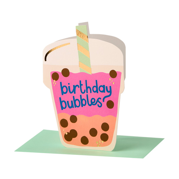 HB- Bubble Tea (Foil,Die-cut)