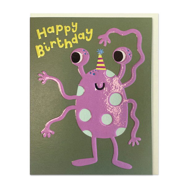 Small Card HB- Monster (95x125mm, Spot UV, Emboss)