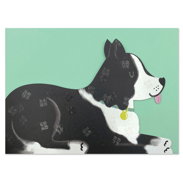 Pawsome - Border Collie (Spot UV,Emboss,Die-cut)