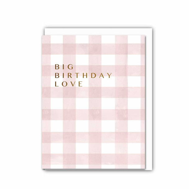 Foiled HB- Big Birthday Love (unbagged108x140mm)