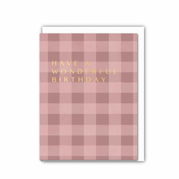 Foiled HB- Wonderful Birthday (unbagged108x140mm) (TOC HI02)