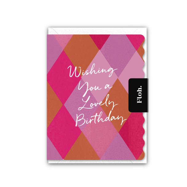 Small Card HB- Wishing You A Lovely Bday (unbagged 90x120mm)