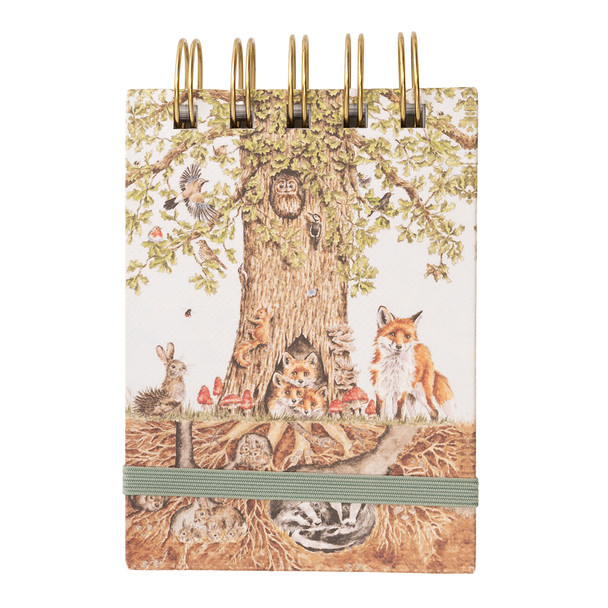 Notebook 100 Pg- Woodland 120x80x24mm.