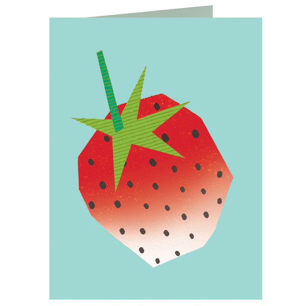 Small Card- Strawberry (125x95mm) 