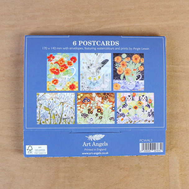 Postcards - Angie Lewin (6 With Envelope) (AAC PCWAL3)