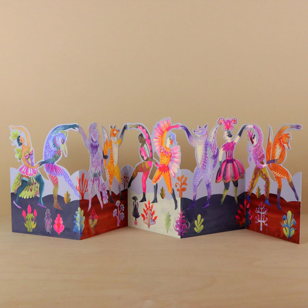 Sarah Young - Carnival Dancers (3D Die-cut,Tri Fold)