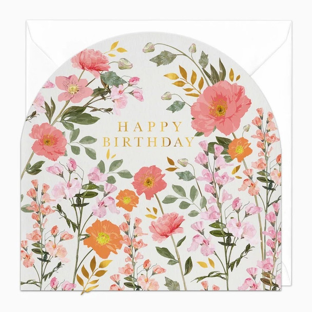 Arched HB- Blush Blooms (unbagged)