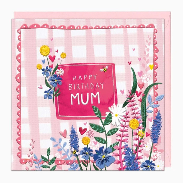 HB- Gingham Floral Mum (unbagged)