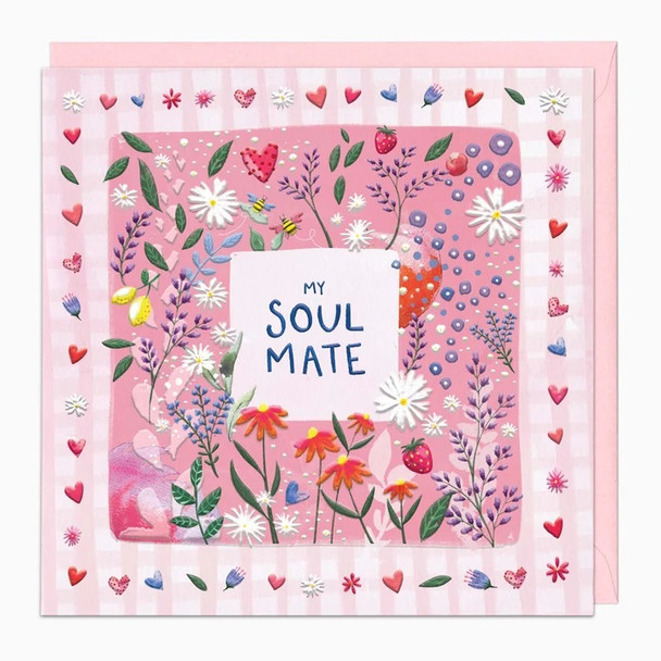 ANN- Gingham Floral Soul Mate (unbagged)