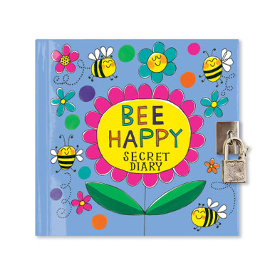 Secret Diary - Bee Happy (FlitteFoil) - McMillan Cards & Paper