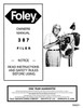 Foley Model 387 Manual