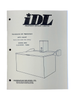 IDL Model 600 Hot Tank Manual