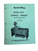 Kwik Way Model 856 Surface Grinder Manual