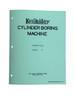 Kwik Way Model F Boring Bar Manual