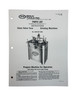 Sioux Model 956, 957, & 958 Valve Grinder Instruction and Parts Manual