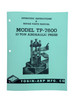 Tobin Arp Model TP-7600 Connecting Rod Press Manual