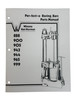 Van Norman 888 900 905 943 944 965 999 Boring Bar Parts Manual