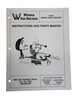 Winona Van Norman Model B-375 Brake Shoe Grinder Manual