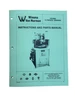 Winona Van Norman Model FG5000 Flywheel Grinder Manual