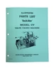 Kwik Way Model CV Valve Grinder Parts Manual