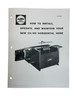 Sunnen Model CH-100 Line Hone Operators Manual  I-CH-100-E
