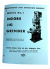 Moore No 1 Jig Grinder Manual