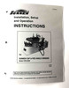 Sunnen CRG-2000 Instruction Manual
