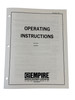 Empire MH-2636P Blasting Cabinet Operating Instructions