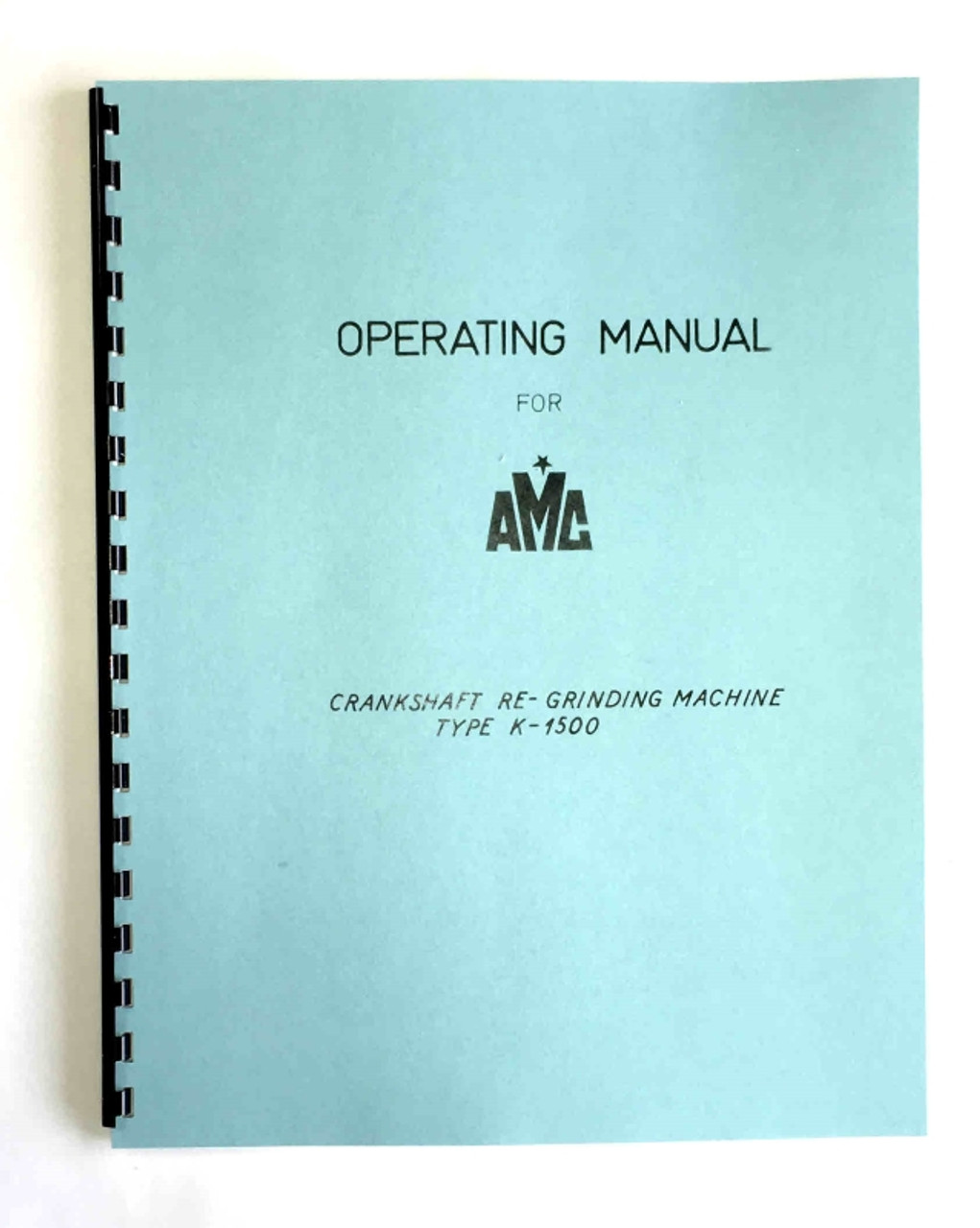 AMC K1500 Crankshaft Grinder Manual