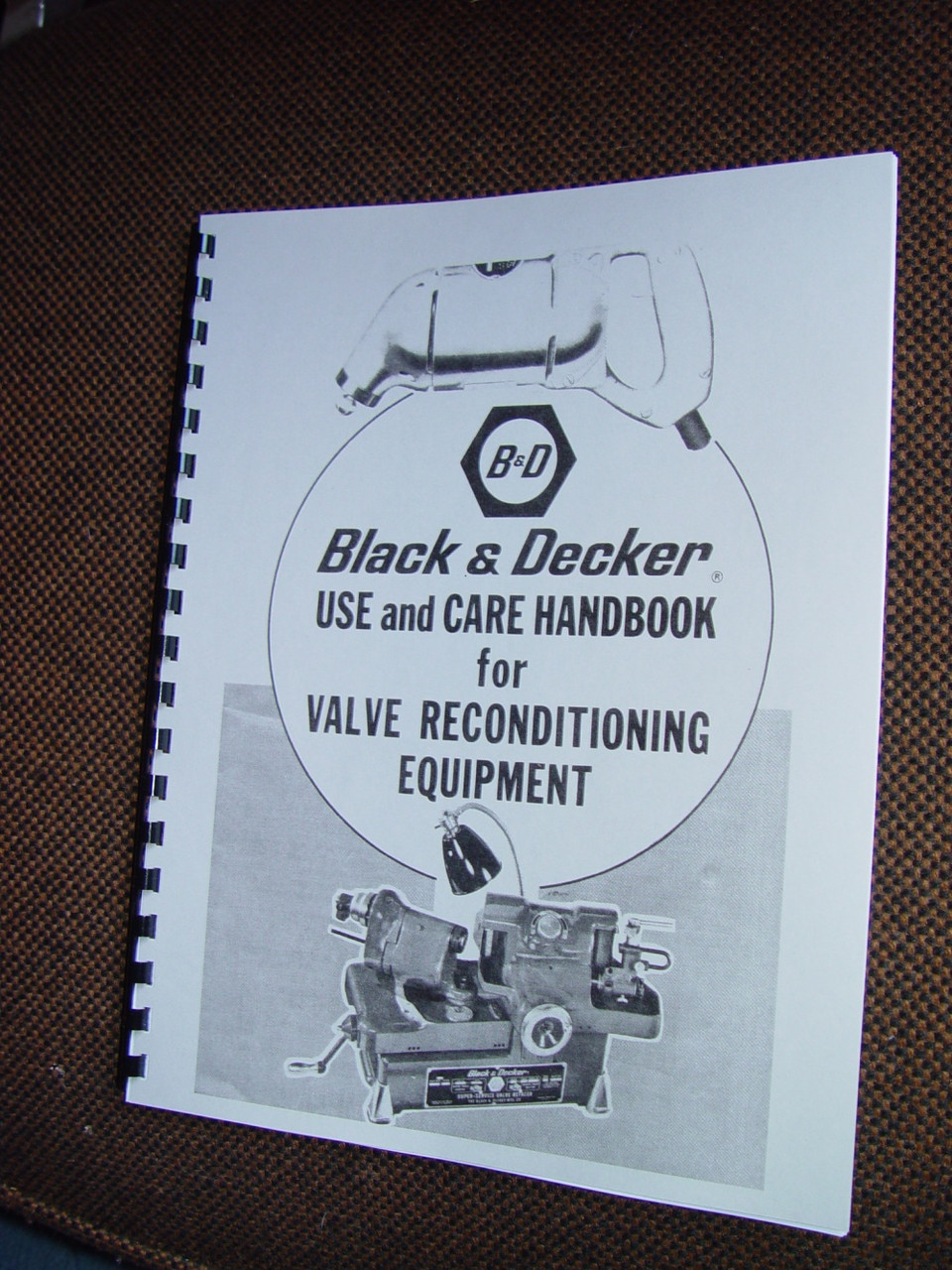 Black Decker Valve Grinder Seat Grinder Manual