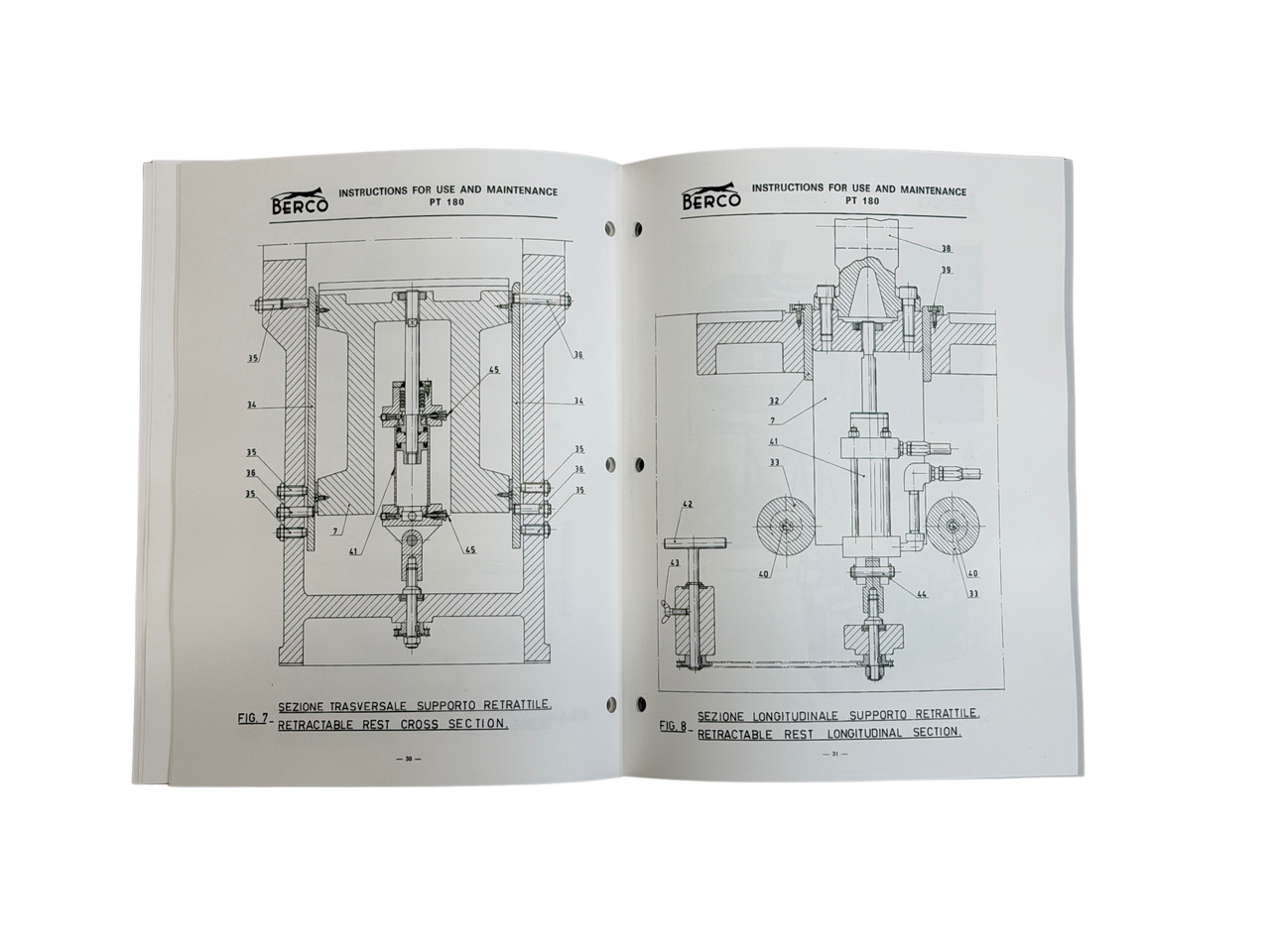 Berco PT180 & PT200 Hydraulic Press Manual
