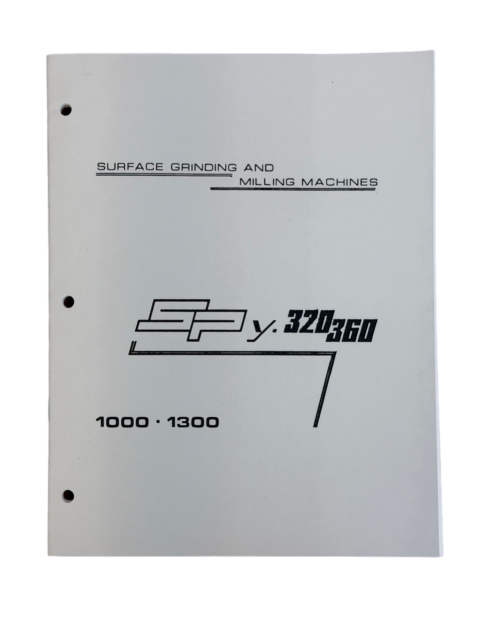 Berco Model SPY320 & 360 Surface Grinder Manual
