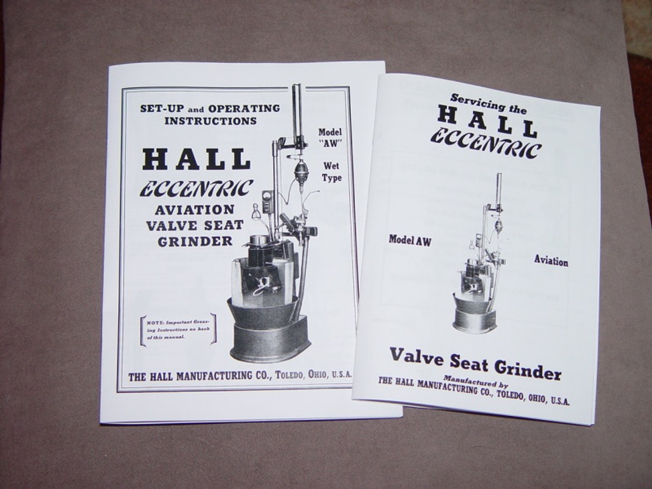 Hall Toledo Model AW Manuals