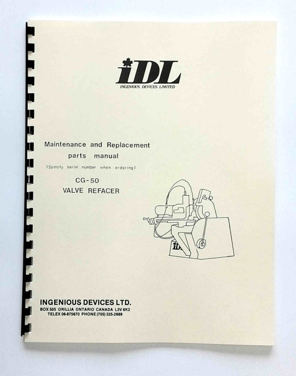 IDL CG50 Manual