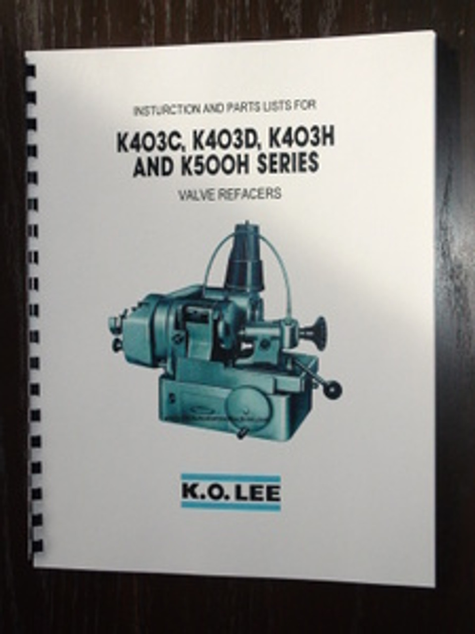 KO Lee Model K403C - K403D - K403H - K500H Manual