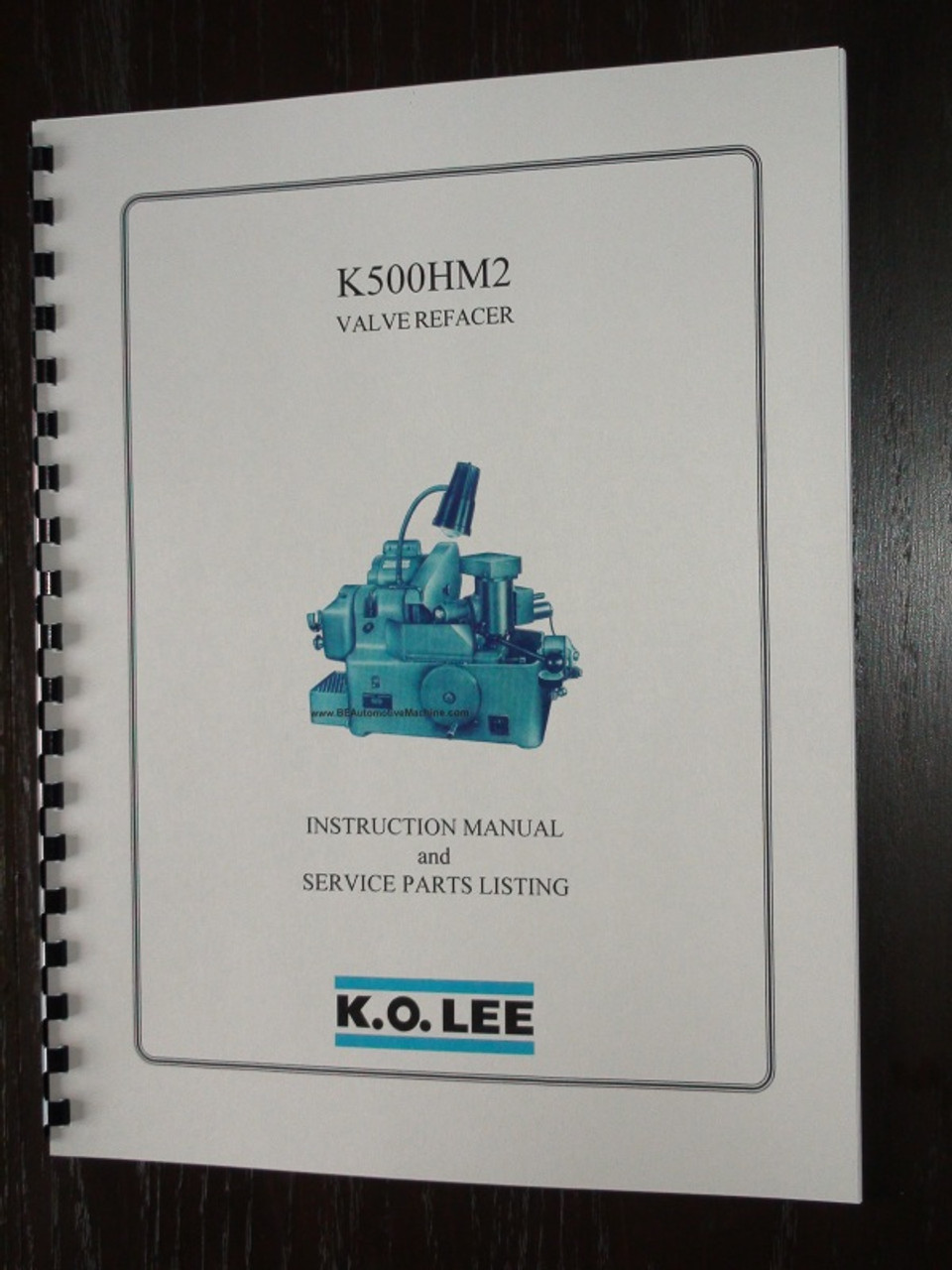 KO Lee Model K500HM2 Valve Grinder Manual