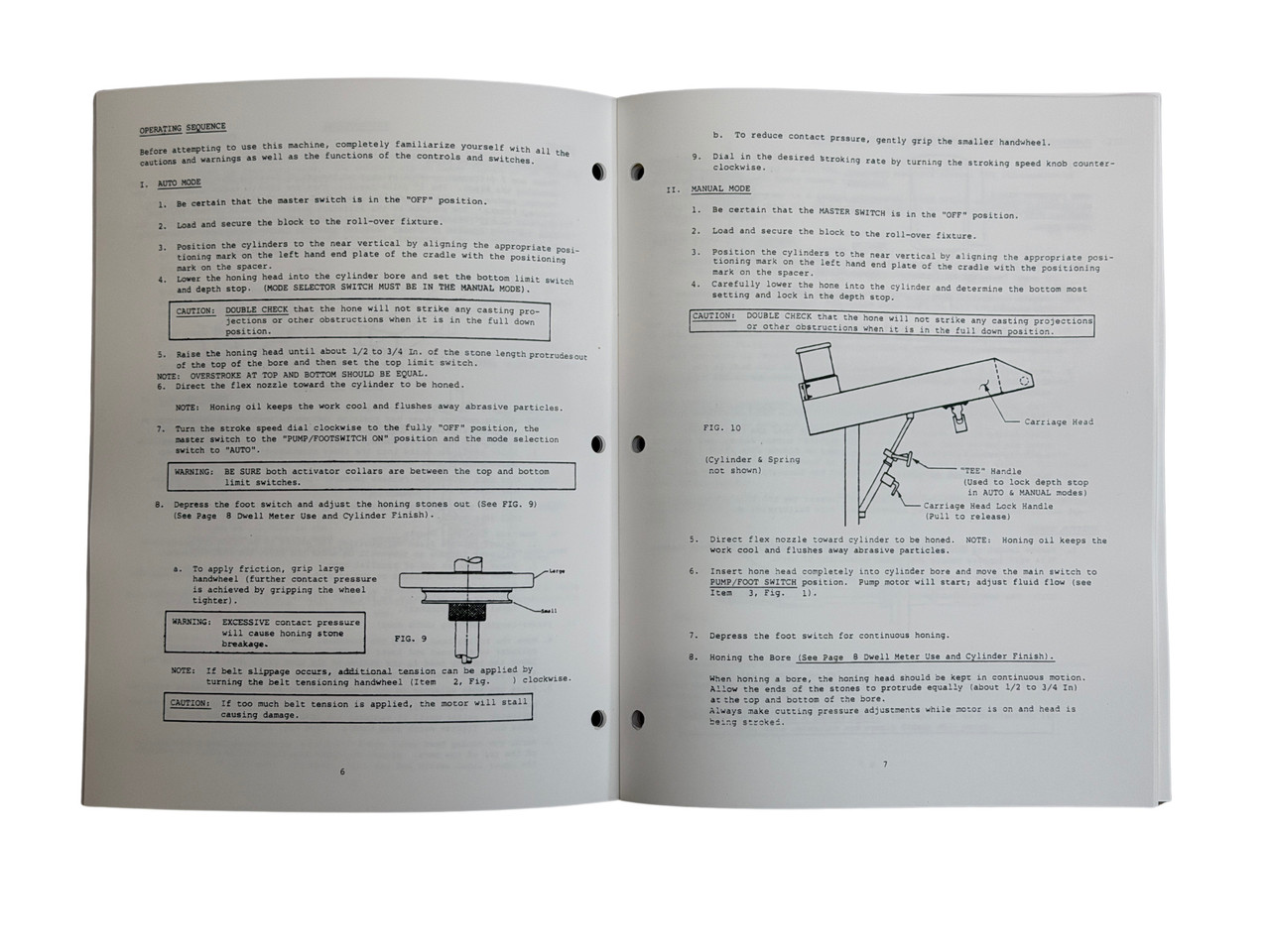 Kwik Way Model 092 Power Stoke Cylinder Hone Manual