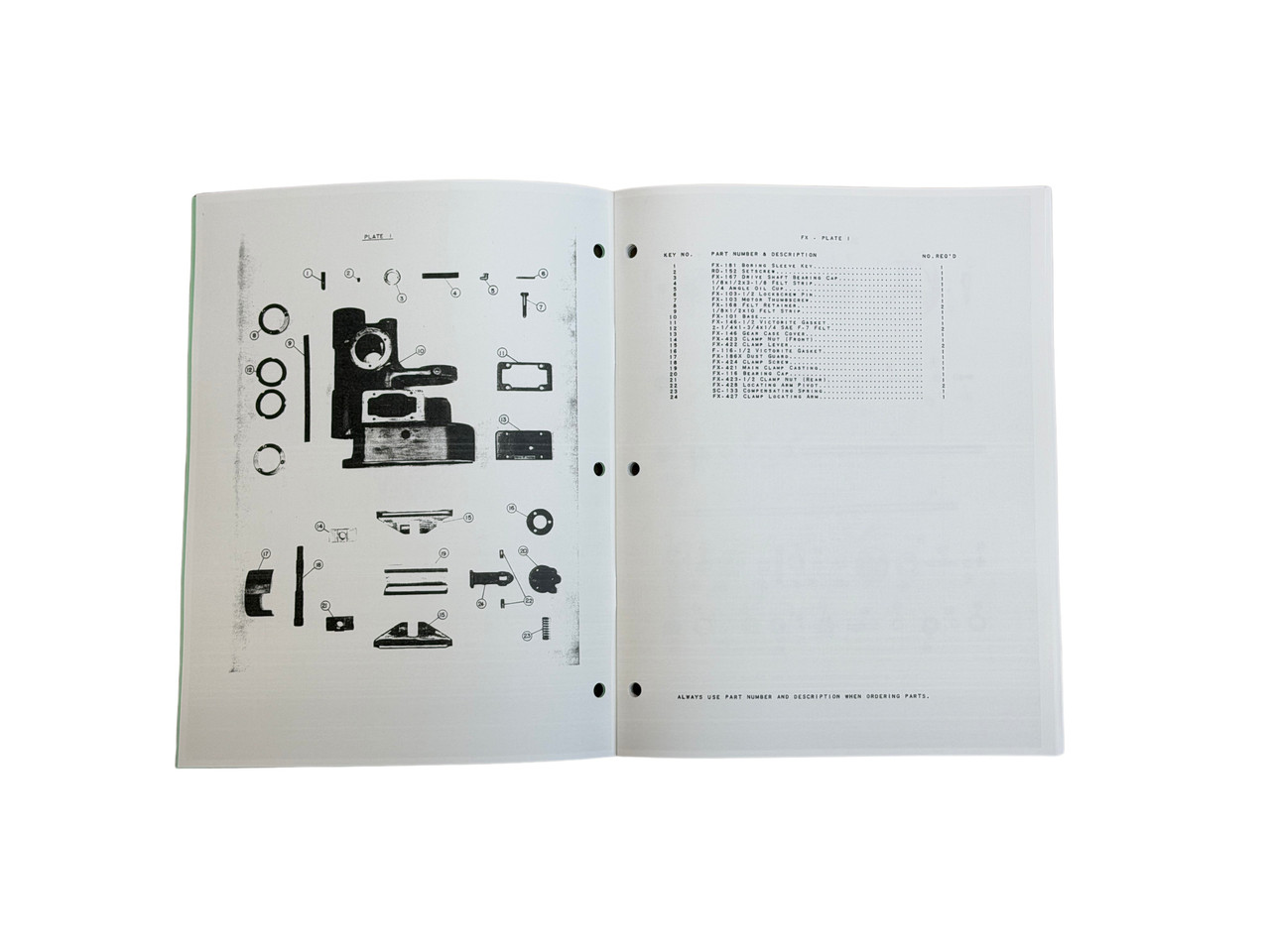 Kwik Way Model FX Boring Bar Manual
