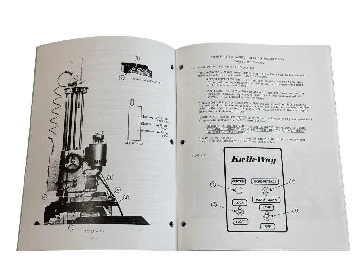 Kwik Way Model 048 FN FL Bring Bar  & Stand Manual