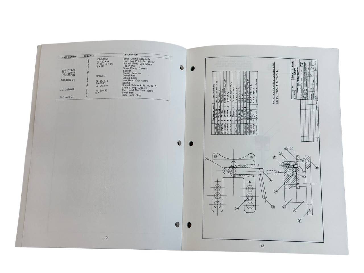 Kwik Way Model EA Brake Shoe Grinder Manual