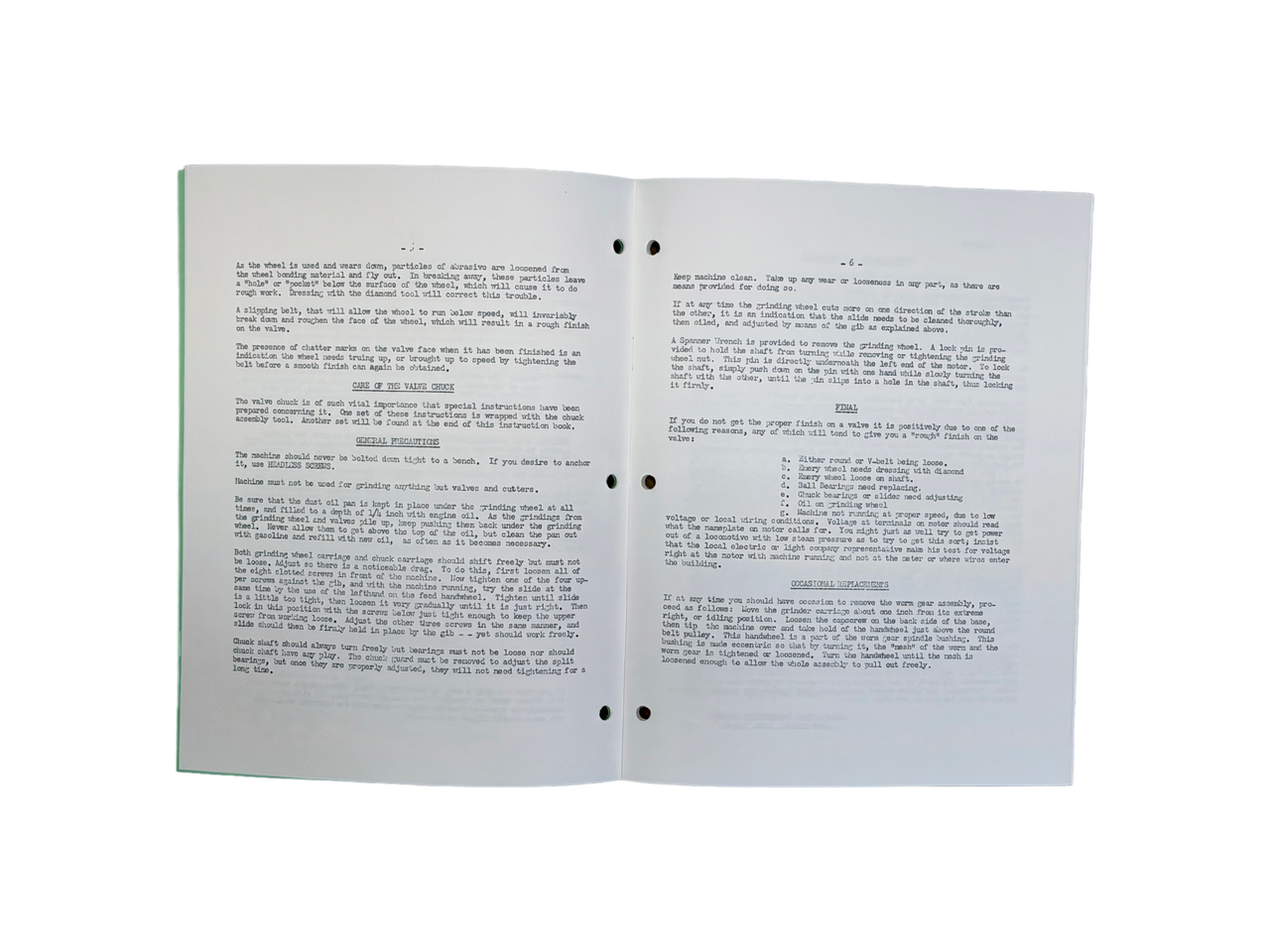 Kwik Way Super Speed Valve Grinder Manual