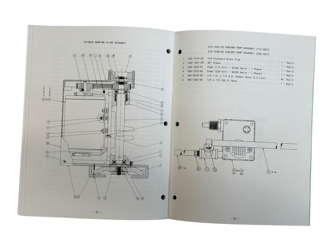 Kwik Way Model SVS Valve Grinder Manual